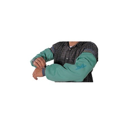 Weldas Sleeves, Visual Green, 9 oz. FR-7A flame retardant & washable 9 oz Cotton, 18 in., PR 33-7318